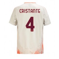 AS Roma Bryan Cristante #4 Fußballbekleidung Auswärtstrikot 2024-25 Kurzarm